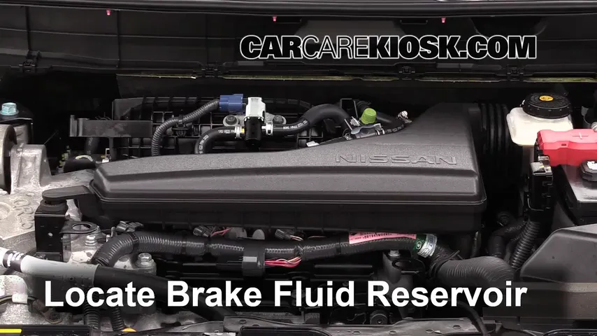 2014 Nissan Rogue SL 2.5L 4 Cyl. Brake Fluid Add Fluid